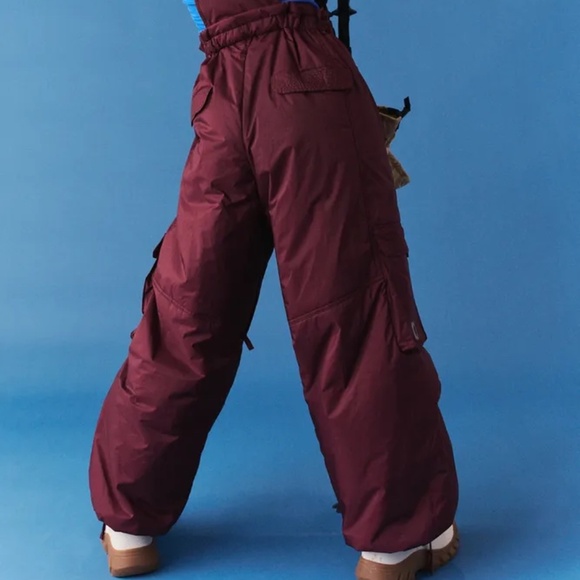 Free People Dew Point Overalls - Oxblood - Picture 2 of 4